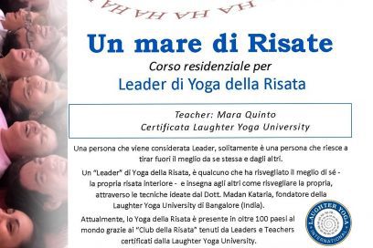 Un mare di risate – Certificazione Leader Yoga della Risata – 23/24 luglio 2016