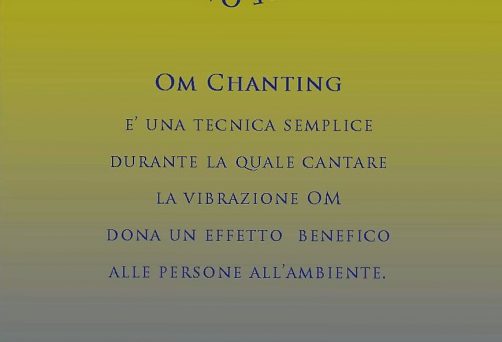 24 febbraio 2017, 20:30 – Sessione di OM Chanting con Luisa Dal Bianco