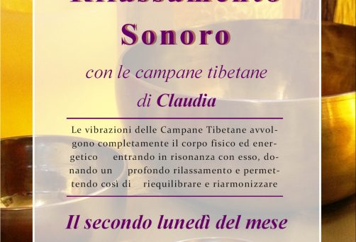 12 giugno 2017, 21:00 – Massaggio sonoro con le ciotole tibetane di Claudia Pinton