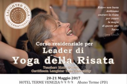 20-21 maggio 2017 – Certificazione per Leader di Yoga della Risata