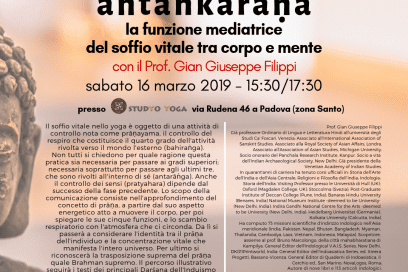 16 marzo 2019, ore 15:30 – Conferenza “La funzione mediatrice del soffio vitale tra corpo e mente”