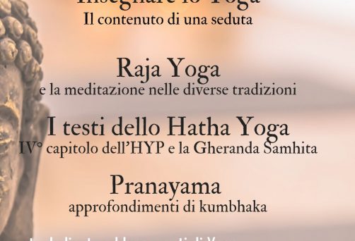 1-2 febbraio 2020 – Seminario per Insegnanti Yoga di Alberto Stipo