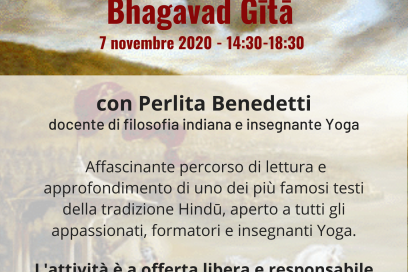 7 novembre 2020 – La Bhagavad Gita – Seminario ONLINE